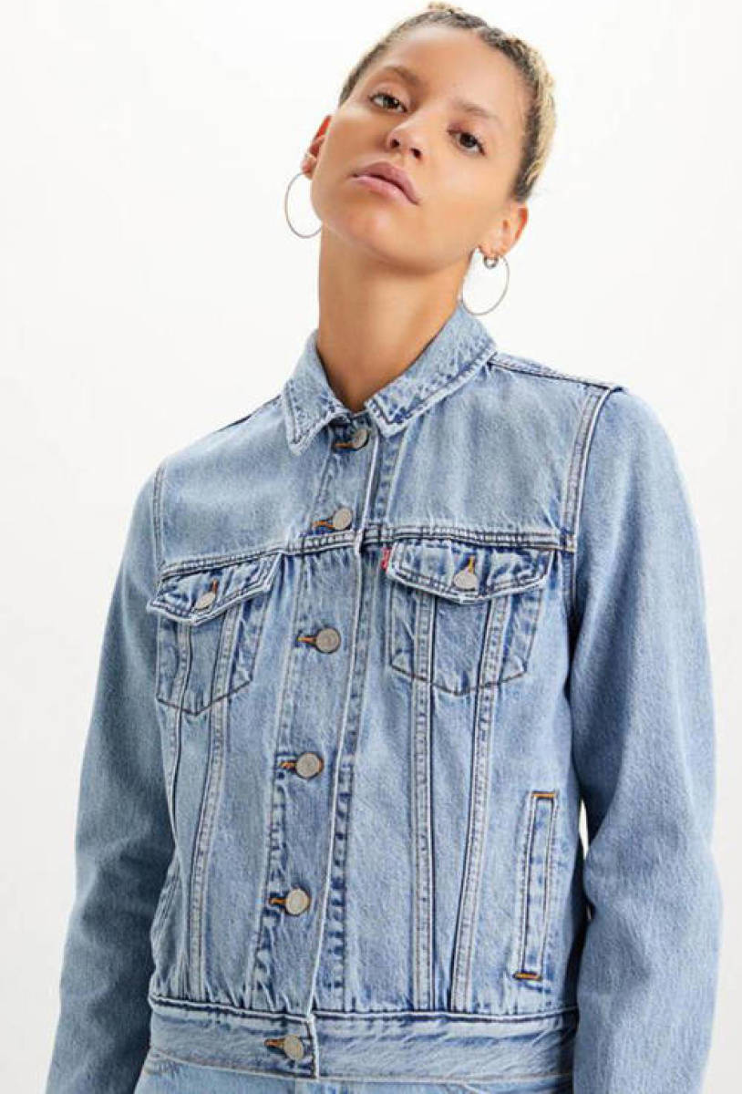 Levi's spijkerjasje Original Trucker light denim