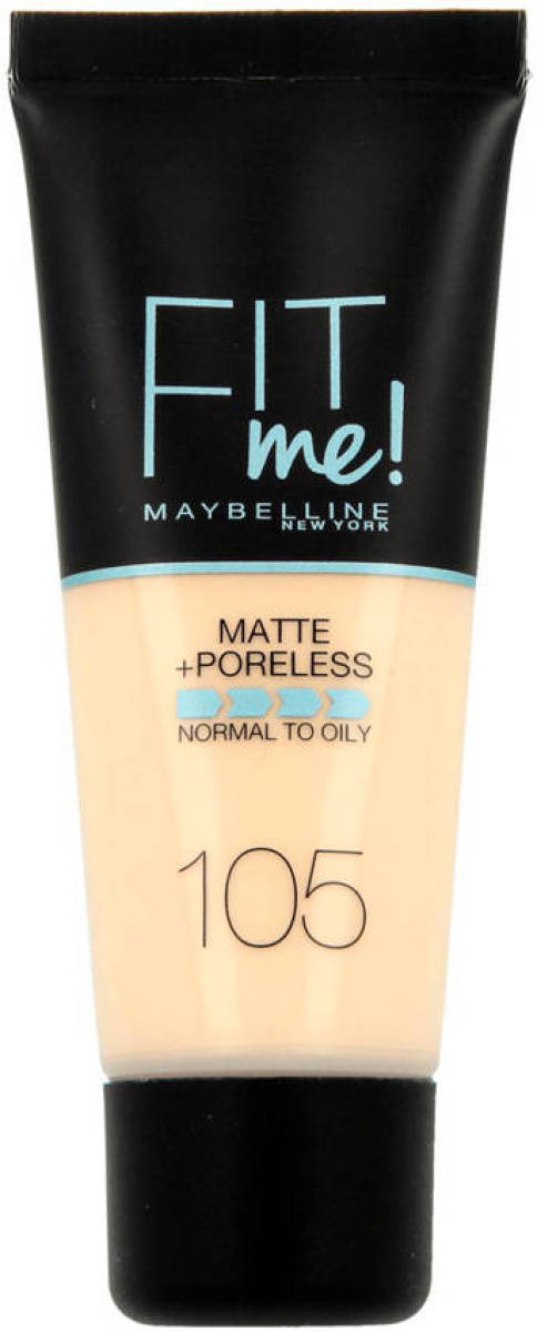 Maybelline New York Fit Me! Matte + Poreless liquid foundation - 105 Natural Ivory
