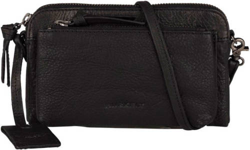 Burkely leren crossbody tas Antique Avery zwart