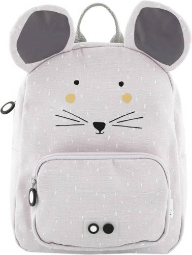 TRIXIE rugzak Mrs. Mouse lichtgrijs