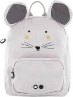 TRIXIE rugzak Mrs. Mouse lichtgrijs