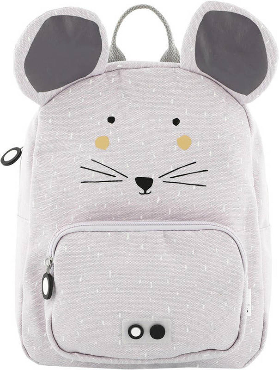 TRIXIE rugzak Mrs. Mouse lichtgrijs