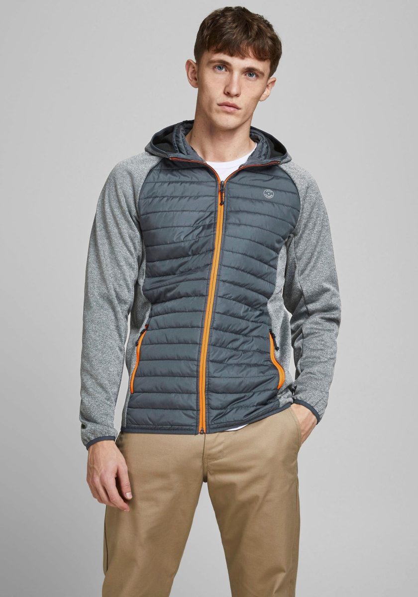 Jack & Jones ESSENTIALS jack JJEMULTI donkergrijs/grijs melange