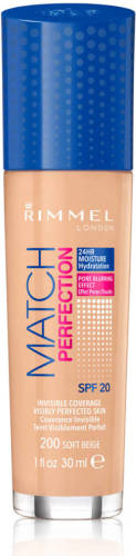 Rimmel London Match Perfection Foundation - 200 Soft Beige - Beige