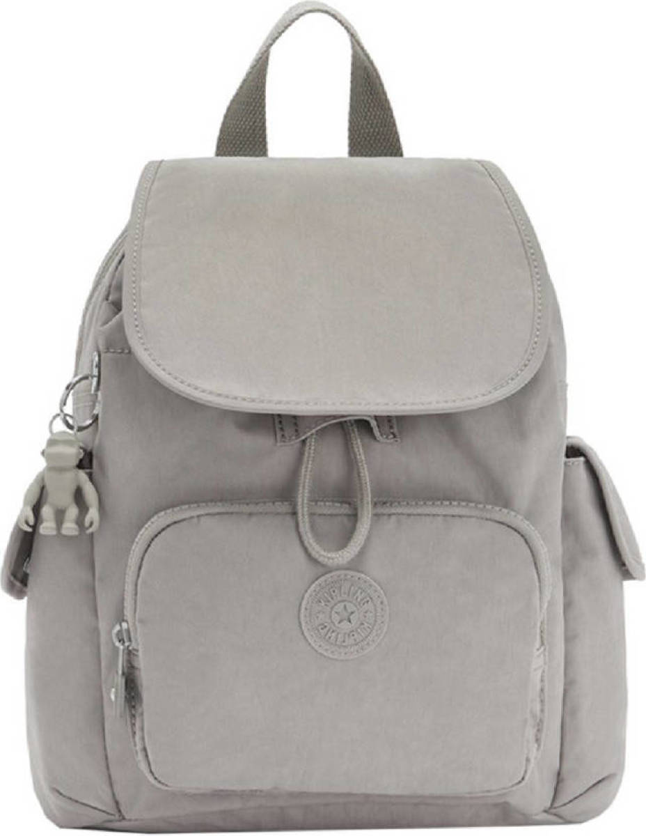 Kipling rugzak City Pack Mini lichtgrijs