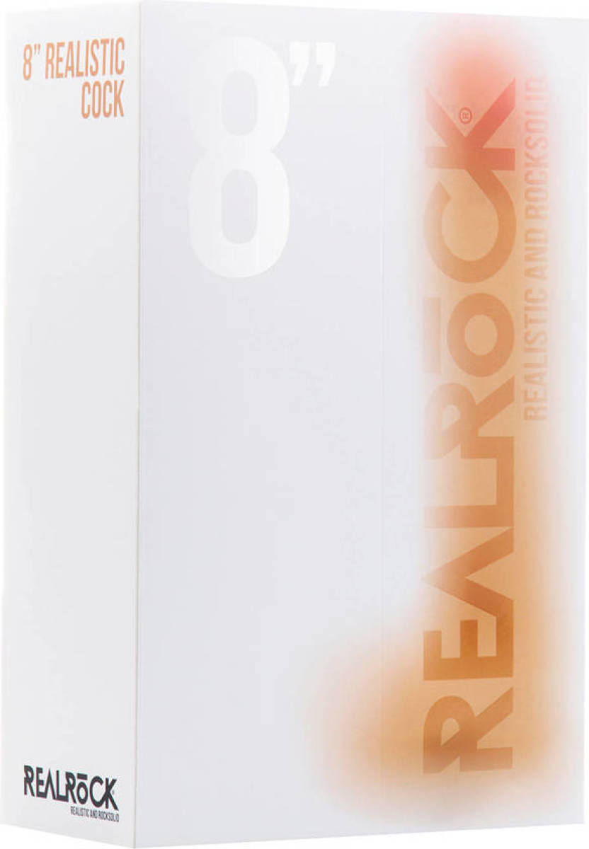 RealRock Realistische Dildo met Ballen en Sterke Zuignap - 20 cm - Skin