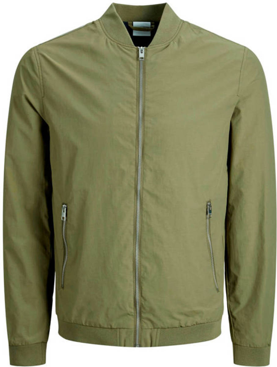 Jack & Jones ESSENTIALS zomer bomberjack JJERUSH lichtgroen