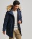 Superdry jas EVEREST PARKA nordic chrome navy