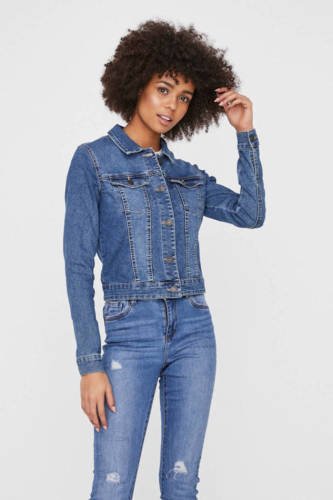 NOISY MAY spijkerjasje Debra medium blue denim