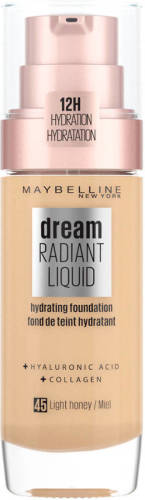 Maybelline New York Dream Radiant Liquid Foundation - 45 Light Honey