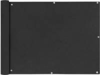 VidaXL Balkonscherm 90x400 cm oxford stof antraciet