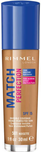 Rimmel London Match Perfection foundation - 501 Noisette