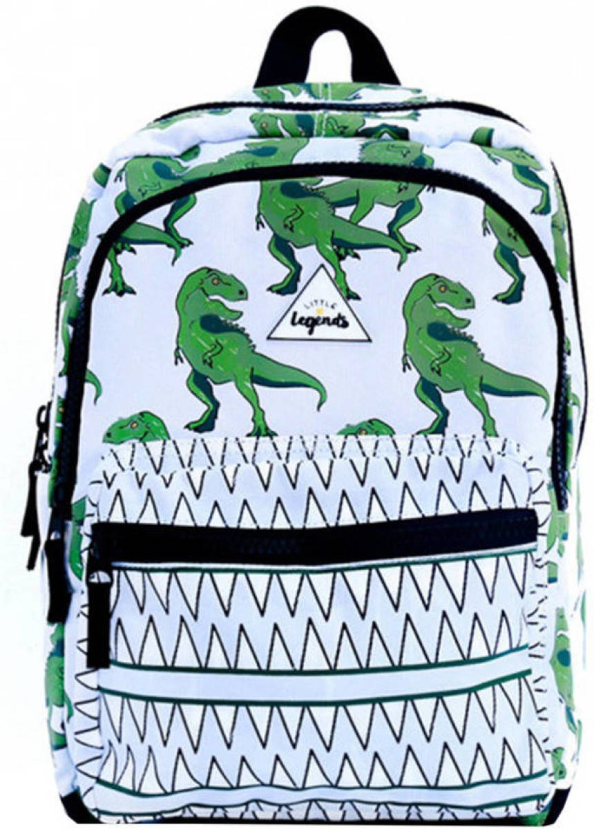 Little Legends rugzak Dino lichtblauw/groen