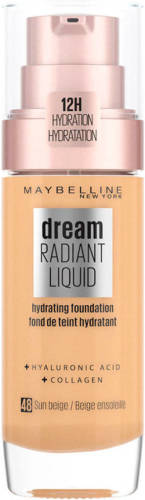 Maybelline New York Dream Radiant Liquid Foundation - 48 sun beige