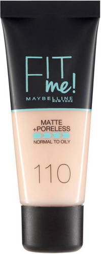 Maybelline New York Fit Me! Matte + Poreless liquid foundation - 110 Porcelain