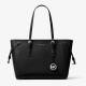 Michael Kors VOYAGER leren shopper zwart