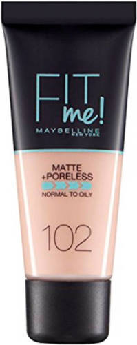 Maybelline New York Fit Me! Matte + Poreless liquid foundation - 102 Fair