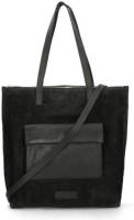 Shabbies Amsterdam suède shopper zwart