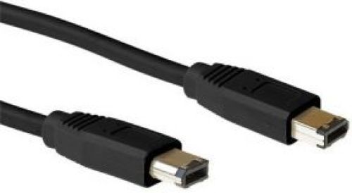 ACT FW1050 4.5m 6-p 6-p Zwart firewire-kabel