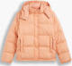 Levi's gewatteerde jas QUINN SHORT DOWN PUFFER zalm