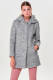 Only coat met textuur grijs