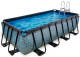 EXIT Frame Pool 4x2x1m grijs