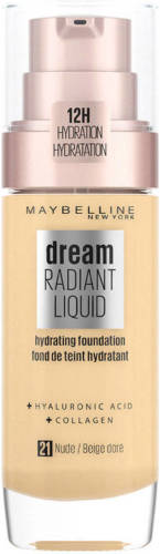 Maybelline New York Dream Radiant Liquid Foundation - 21 Nude Beige