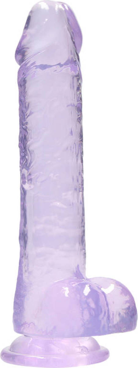 RealRock Realistische Dildo met Ballen - Paars