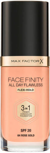 Max Factor Facefinity All Day Flawless 3-in-1 Liquid Foundation 064 Rose Gold