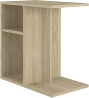 VidaXL Bijzettafel 50x30x50 cm spaanplaat sonoma eikenkleurig
