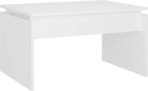VidaXL Salontafel 68x50x38 cm spaanplaat wit