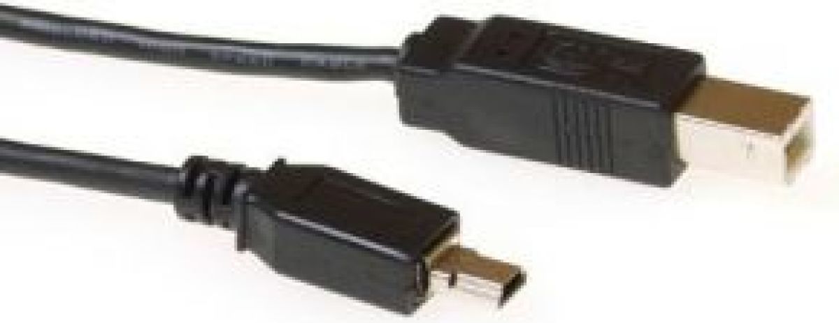 ACT SB2482 1.8m Mini-USB A USB B Zwart USB-kabel