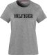 Tommy hilfiger T-shirt met logoprint grijs