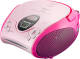Lenco SCD-24 draagbare radio/CD speler roze
