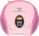 Lenco SCD-24 draagbare radio/CD speler roze