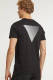 Purewhite T-shirt met logo black