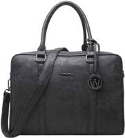 Wimona 15.6 inch laptoptas Luciana zwart
