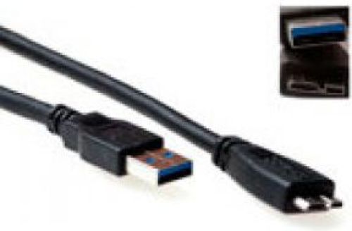 ACT USB 3.0 connectioncable USB A male - Micro USB B maleUSB 3.0 connectioncab - [SB3028]