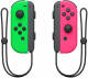 Nintendo Switch set 2 Joy-Con controllers groen/roze