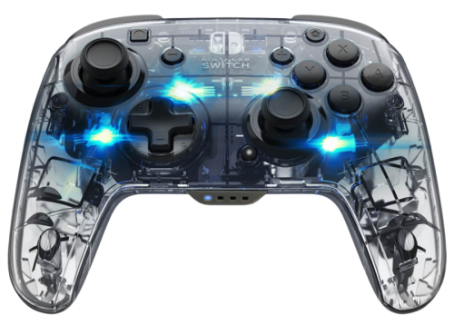 PDP Afterglow Nintendo Switch draadloze deluxe controller zilver