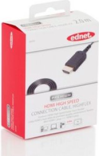 Assmann Ednet 84458 2m HDMI HDMI Zwart HDMI kabel