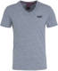 Superdry gemêleerd T-shirt tois blue grit