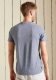 Superdry gemêleerd T-shirt tois blue grit