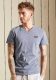 Superdry gemêleerd T-shirt tois blue grit