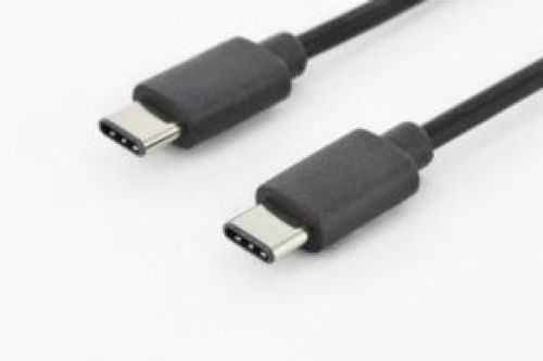 Assmann Electronic 1m USB 3.1 C - C 1m USB C USB C Mannelijk Mannelijk Zwart USB-kabel