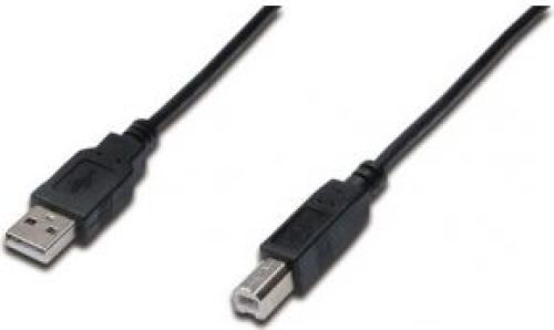 Assmann Electronic AK-300102-030-S 3m USB A USB B Zwart USB-kabel