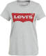 Levi's T-shirt THE PERFECT TEE met printopdruk lichtgrijs melée