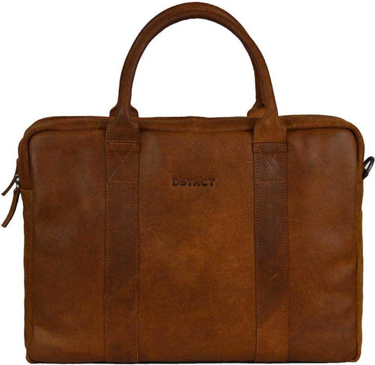 DSTRCT 15.6 inch laptoptas Main Street cognac