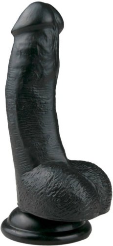 Easytoys Realistische dildo - Zwart - 15 cm