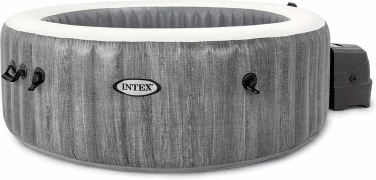 Intex PureSpa greywood deluxe jacuzzi (Ø196 cm, 4 persoons)